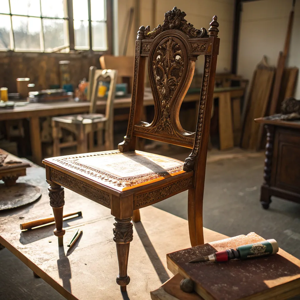 Antique Wooden Chair Restoration