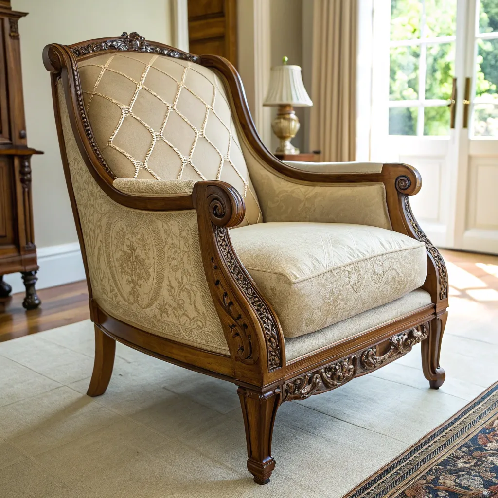 Elegant Armchair Restoration